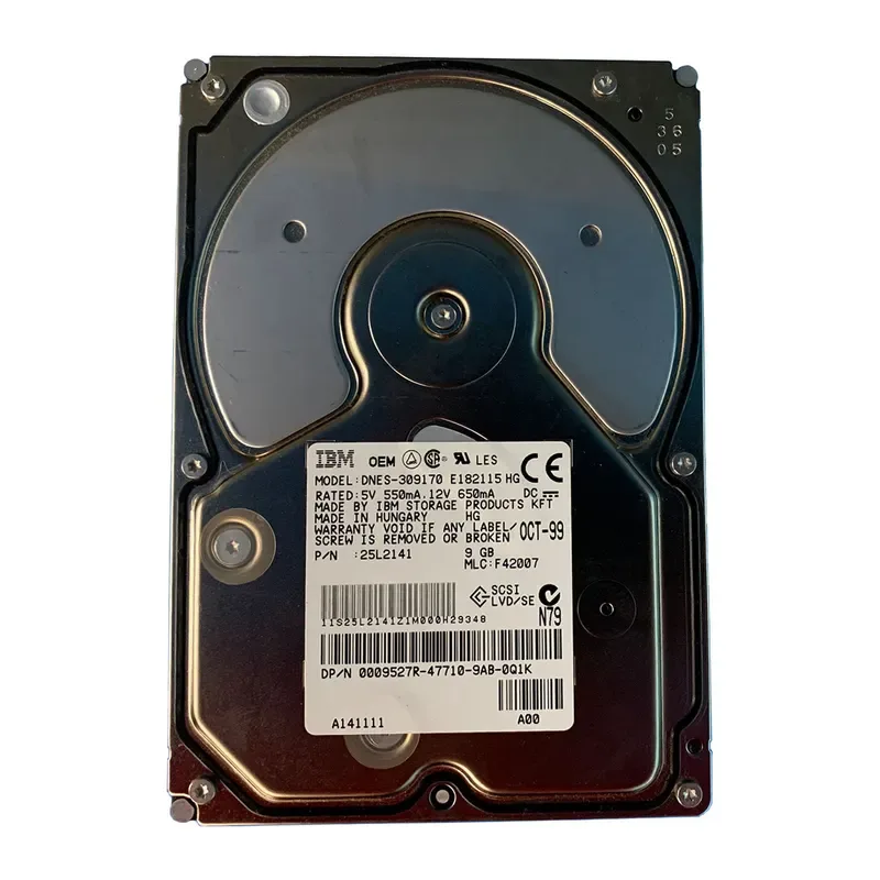9527R - Dell 9.1GB 7200RPM Ultra2 Wide SCSI 68-Pin 2MB Cache 3.5-inch Hard Drive for 1300