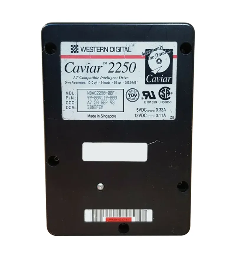 99-004119-000 - Western Digital 255.9MB IDE 3.5-inch Hard Drive