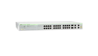 990-004645-50 - Allied Telesis WebSmart AT-FS750/28PS 28-Port Ethernet Switch