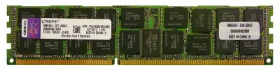 9965434-077 - Kingston 16GB PC3-10600 DDR3-1333MHz ECC Registered CL9 RDIMM 1.35V Quad-Rank Memory Module