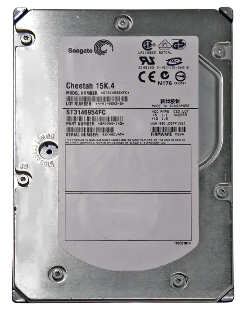 9AK004-143 - Seagate 146GB 15000RPM Fibre Channel 4Gb/s 3.5-inch Hard Drive