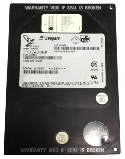 9B1009-033 - Seagate 2GB 5400RPM Fast SCSI 3.5-inch Hard Drive