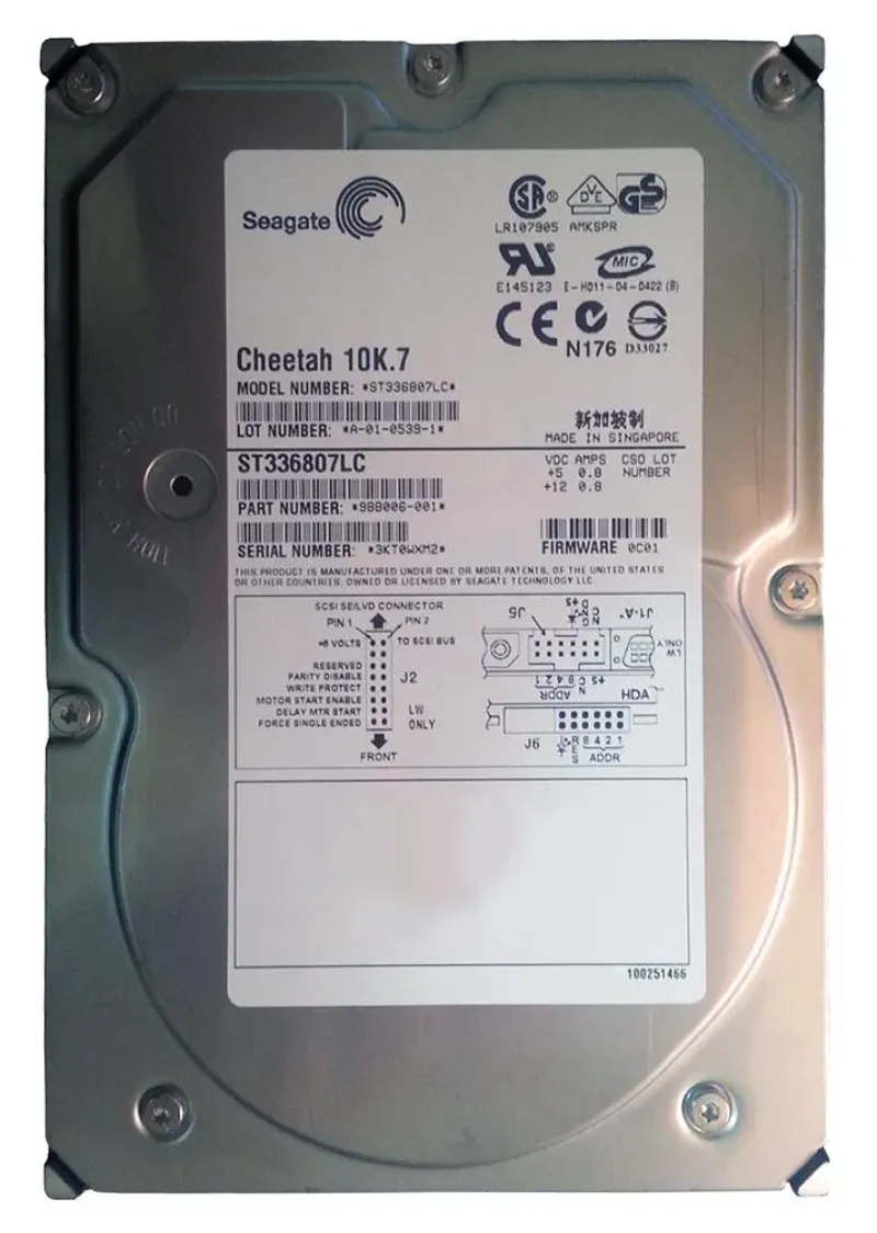9BB006-001 - Seagate 36GB 10000RPM Ultra320 SCSI 3.5-inch Hard Drive