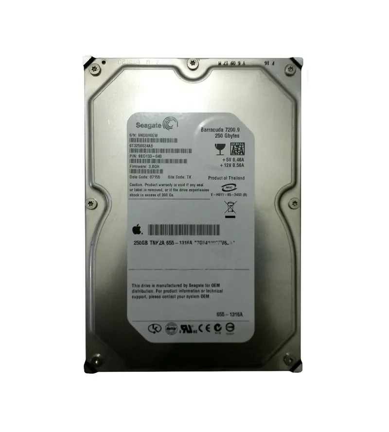 9BD133-040 - Seagate BarraCuda 7200.9 250GB 7200RPM SATA 3Gb/s 8MB Cache 3.5-inch Hard Drive