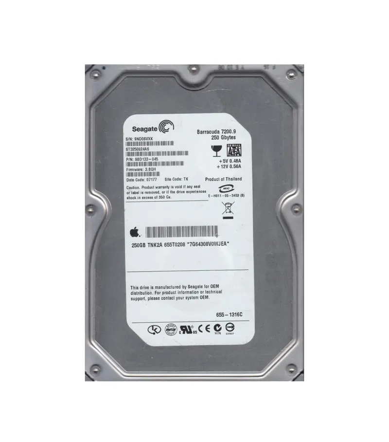 9BD133-045 - Seagate BarraCuda 7200.9 250GB 7200RPM SATA 3Gb/s 8MB Cache 3.5-inch Hard Drive