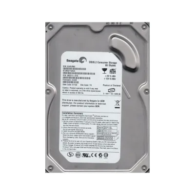 9BE011-510 - Seagate DB35 Series 80GB 7200RPM ATA-100 2MB Cache 3.5-inch Hard Drive