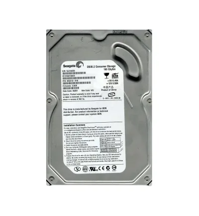 9BE012-910 - Seagate DB35 Series 160GB 7200RPM IDE Ultra ATA/100 (ATA-6) 2MB Cache (CE) 3.5-inch Hard Drive