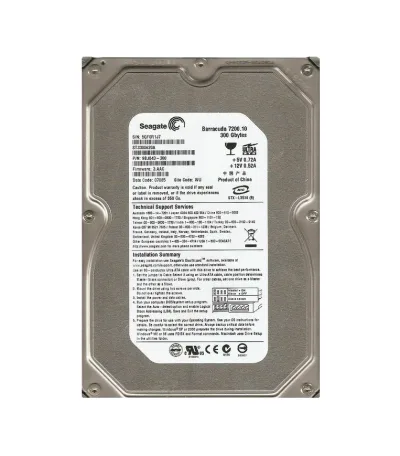 9BJ043-300 - Seagate BarraCuda 7200.10 300GB 7200RPM IDE Ultra ATA/100 (ATA-6) 16MB Cache (CE) 3.5-inch Hard Drive
