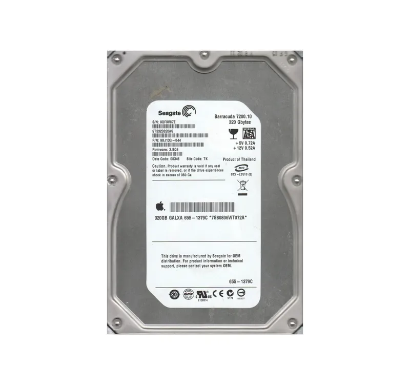 9BJ13G-044 - Seagate BarraCuda 7200.1 320GB 7200RPM SATA 3Gb/s 8MB Cache 3.5-inch Hard Drive