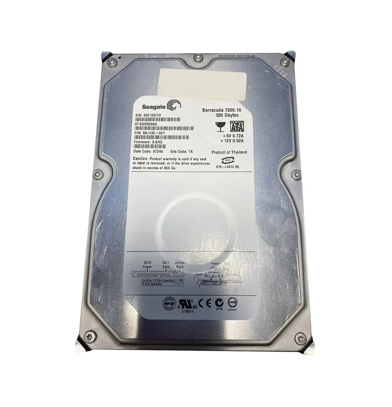9BJ13G-621 - Seagate BarraCuda 7200.1 320GB 7200RPM SATA 3Gb/s 8MB Cache (CE) 3.5-inch Hard Drive