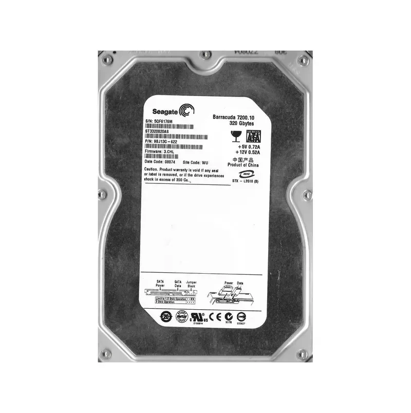 9BJ13G-622 - Seagate BarraCuda 7200.1 320GB 7200RPM SATA 3Gb/s 8MB Cache 3.5-inch Hard Drive