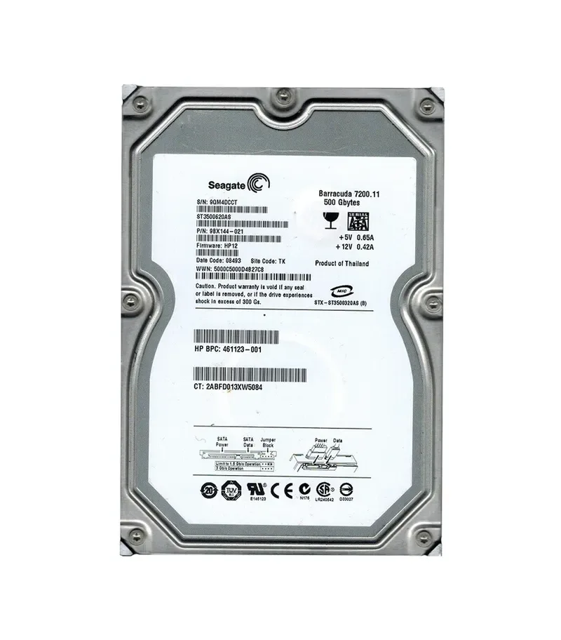 9BX144-022 - Seagate BarraCuda 7200.11 500GB 7200RPM SATA 3Gb/s 16MB Cache 3.5-inch Hard Drive