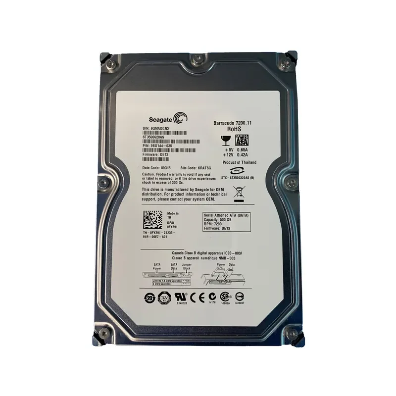 9BX144-035 - Seagate 500GB 7200RPM SATA 3Gb/s 3.5-inch Hard Drive