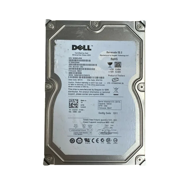 9CA154-052 - Seagate 500GB 7200RPM SATA LFF 3.5-inch Hard Drive