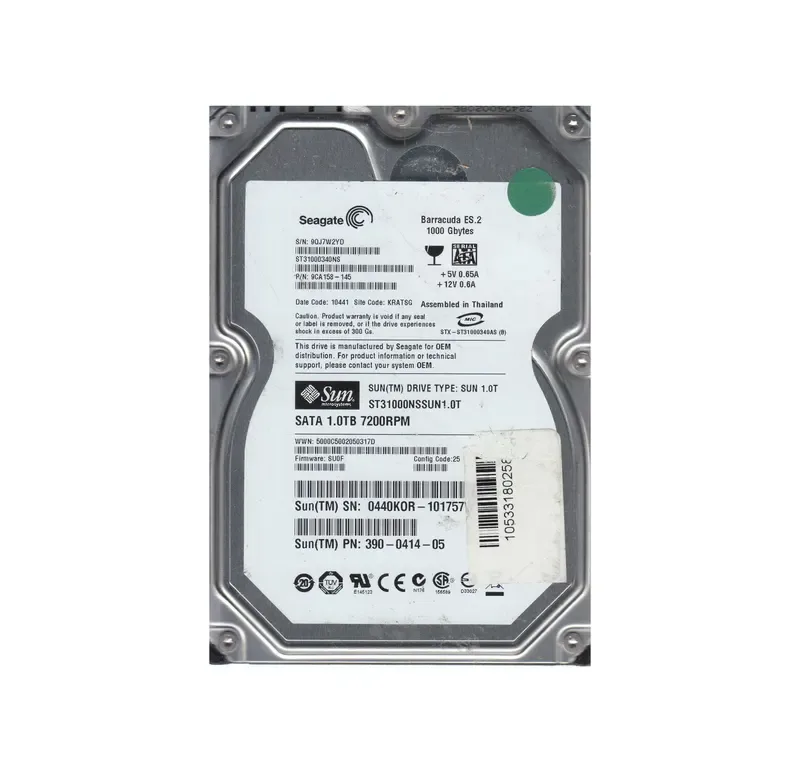 9CA158-145 - Seagate BarraCuda ES.2 1TB 7200RPM SATA 3Gb/s 32MB Cache 3.5-inch Hard Drive