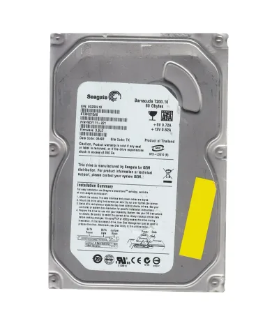 9CY111-221 - Seagate BarraCuda 7200.1 80GB 7200RPM SATA 3Gb/s 2MB Cache (CE) 3.5-inch Hard Drive