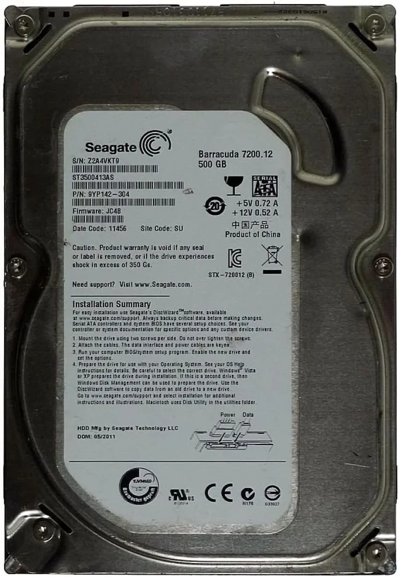 9CY131-021 - Seagate BarraCuda 7200.1 80GB 7200RPM SATA 3Gb/s 8MB Cache 3.5-inch Hard Drive