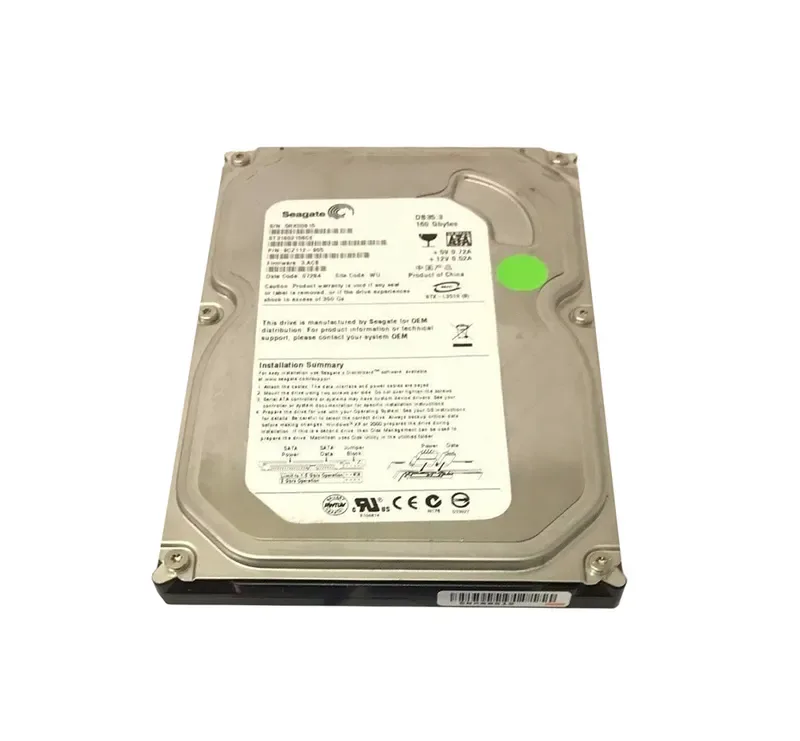 9CZ112-905 - Seagate DB35.3 Series 160GB 7200RPM SATA 3Gb/s 2MB Cache 3.5-inch Hard Drive