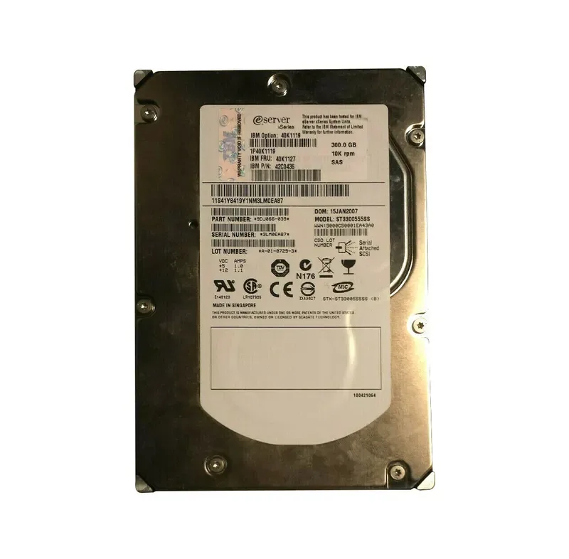 9DJ066-039 - Seagate 300GB 15000RPM SAS 3Gb/s 3.5-inch Hard Drive