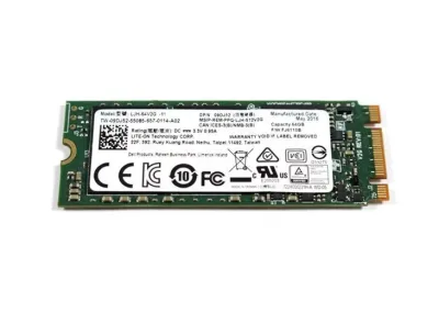 9DJ52 - Dell 64GB PCIe M.2 Solid State Drive