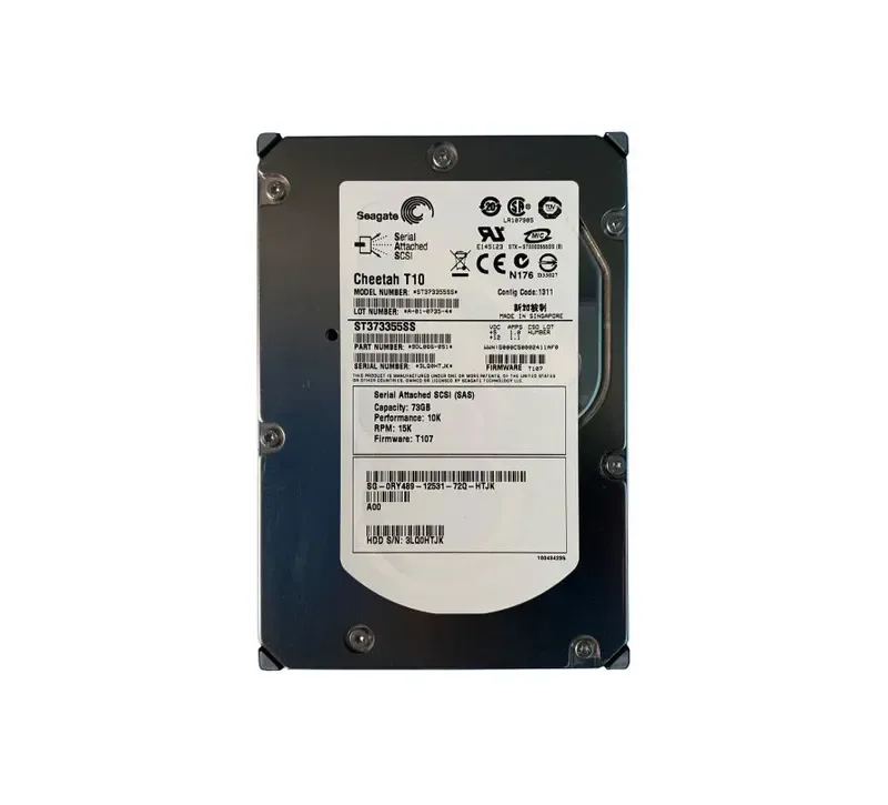 9DL066-051 - Seagate Cheetah T10 73.4GB 15000RPM SAS 3Gb/s 16MB Cache 3.5-inch Hard Drive