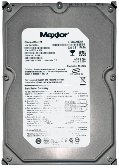 9DP03G-326 - Seagate 320GB 7200RPM ATA-100 3.5-inch Hard Drive