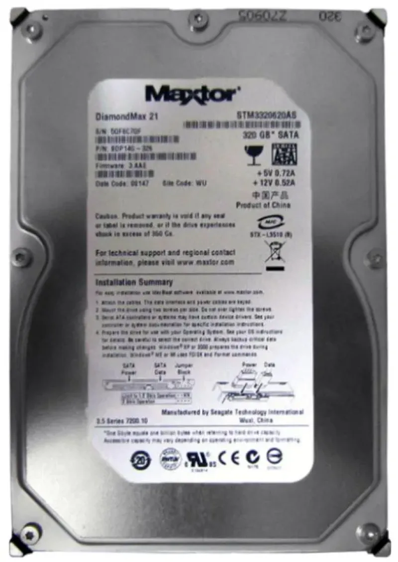 9DP14G-326 - Seagate 320GB 7200RPM SATA 3Gb/s 3.5-inch Hard Drive