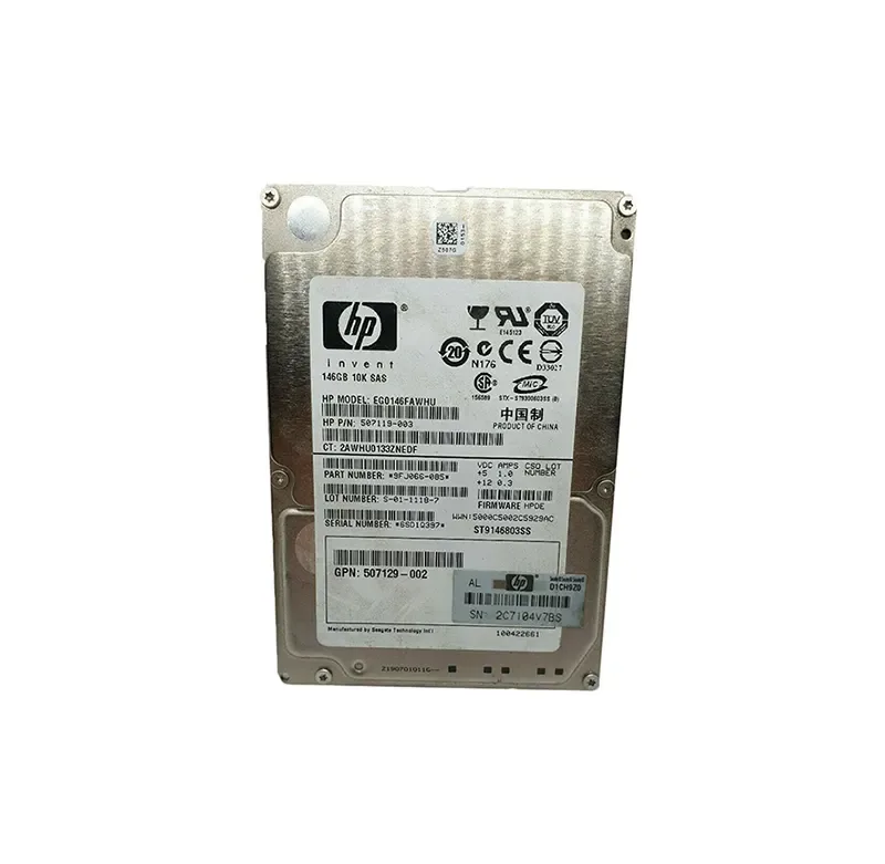 9F-J066-085 - HP 146GB 10000RPM SAS 6Gb/s 2.5-inch Hard Drive