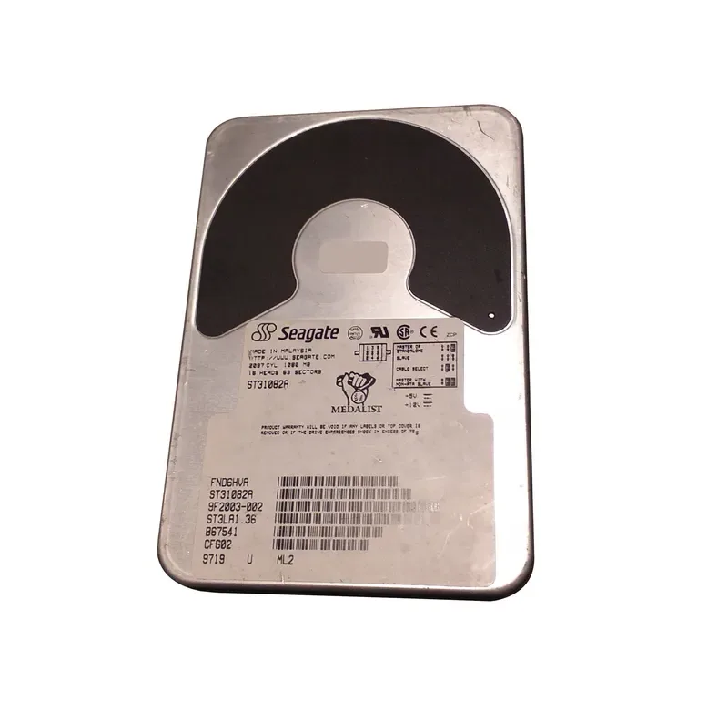 9F2003-002 - Seagate Medalist 1.08GB 4500RPM IDE/ATA 64KB Cache (CE) 3.5-inch Hard Drive