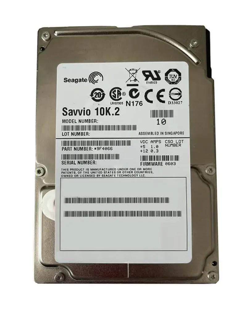 9F4066-002 - Seagate Savvio 10K.2 73GB 10000RPM SAS 3Gb/s 16MB Cache (CE) 2.5-inch Hard Drive