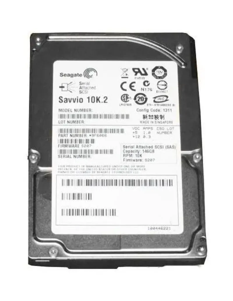 9F6066-612 - Seagate 146GB 10000RPM SAS 3Gb/s 16MB Cache 2.5-inch Hard Drive