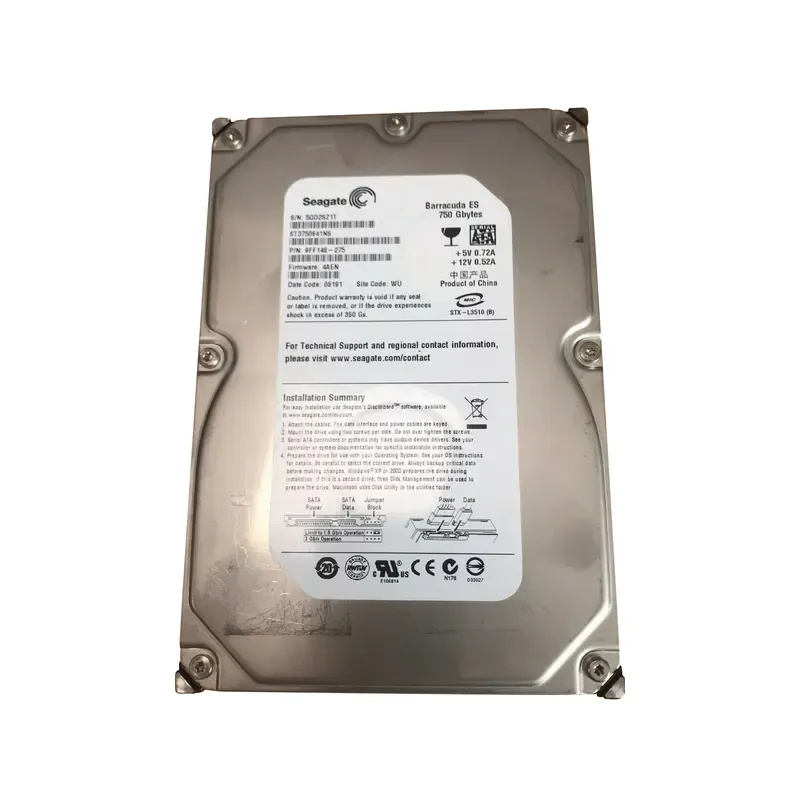 9FF148-275 - Seagate 750GB 7200RPM SATA 3Gb/s 3.5-inch Hard Drive