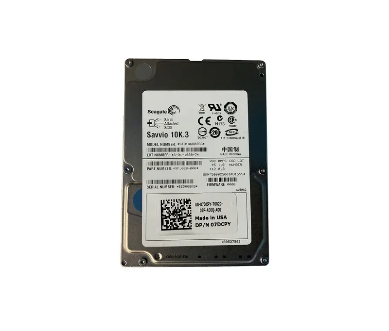9FJ066-006 - Seagate Savvio 10K.3 146GB 10000RPM SAS 6Gb/s 16MB Cache 2.5-inch Hard Drive