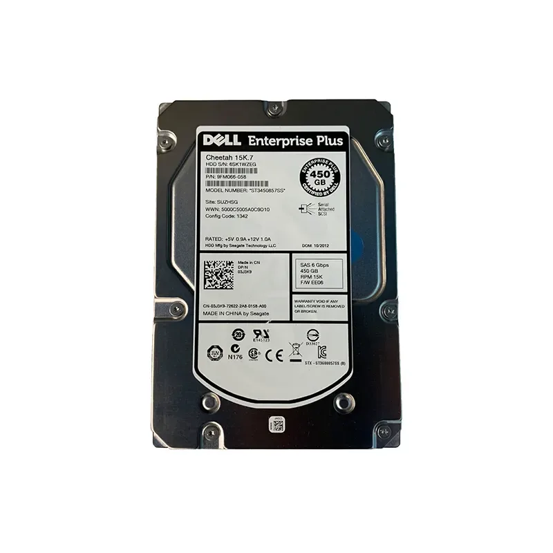 9FM066-058 - Seagate 450GB 15000RPM SAS 6Gb/s Hard Drive for Compellent SC200