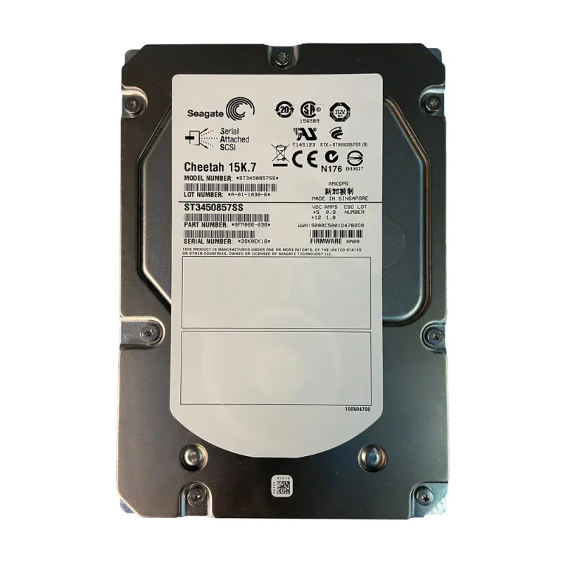 Seagate 9FM066-090 Cheetah 15K.7 Series 450GB 15000RPM SAS 6Gb/s 16MB Cache (SED) 3.5-Inch Hard Drive. In Stock