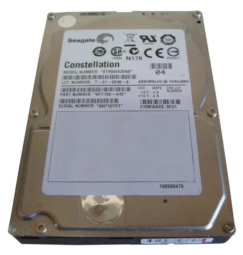 9FY156-045 - Seagate 500GB 7200RPM SATA 3Gb/s 32MB Cache 2.5-inch Hard Drive