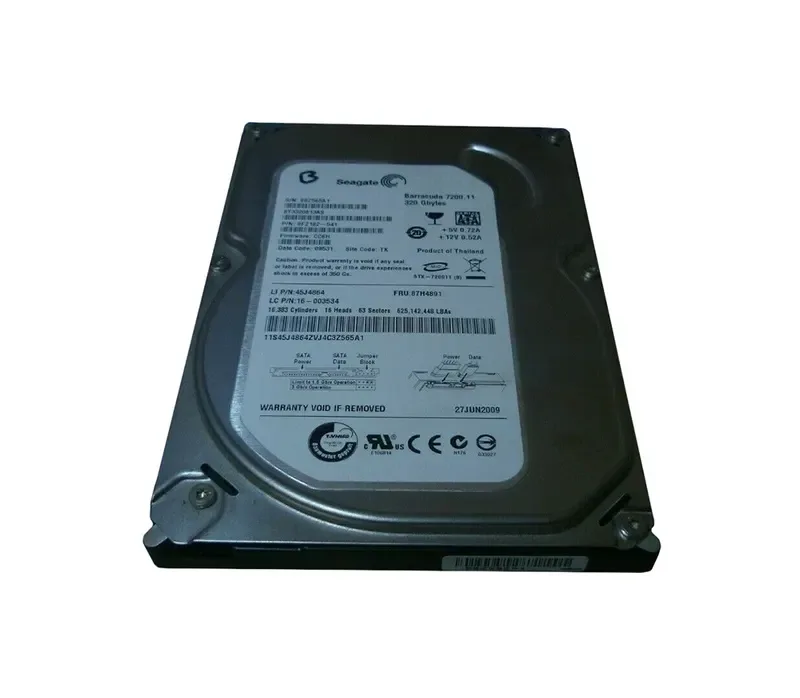 9FZ182-541 - Seagate BarraCuda 7200.11 320GB 7200RPM SATA 3Gb/s 8MB Cache (CE) 3.5-inch Hard Drive