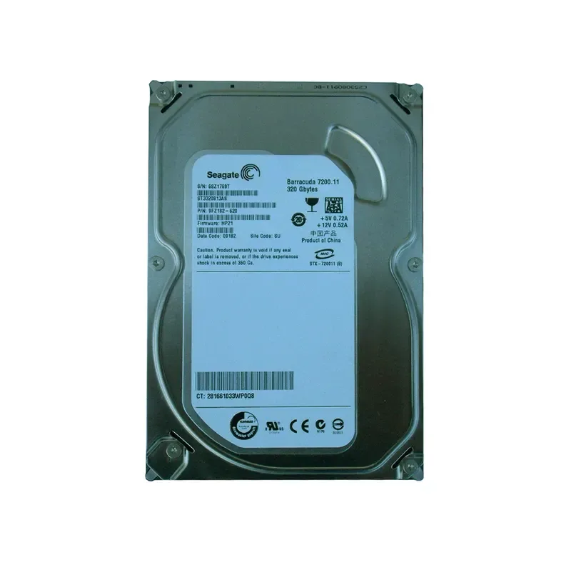9FZ182-620 - Seagate BarraCuda 7200.11 320GB 7200RPM SATA 3Gb/s 8MB Cache (CE) 3.5-inch Hard Drive