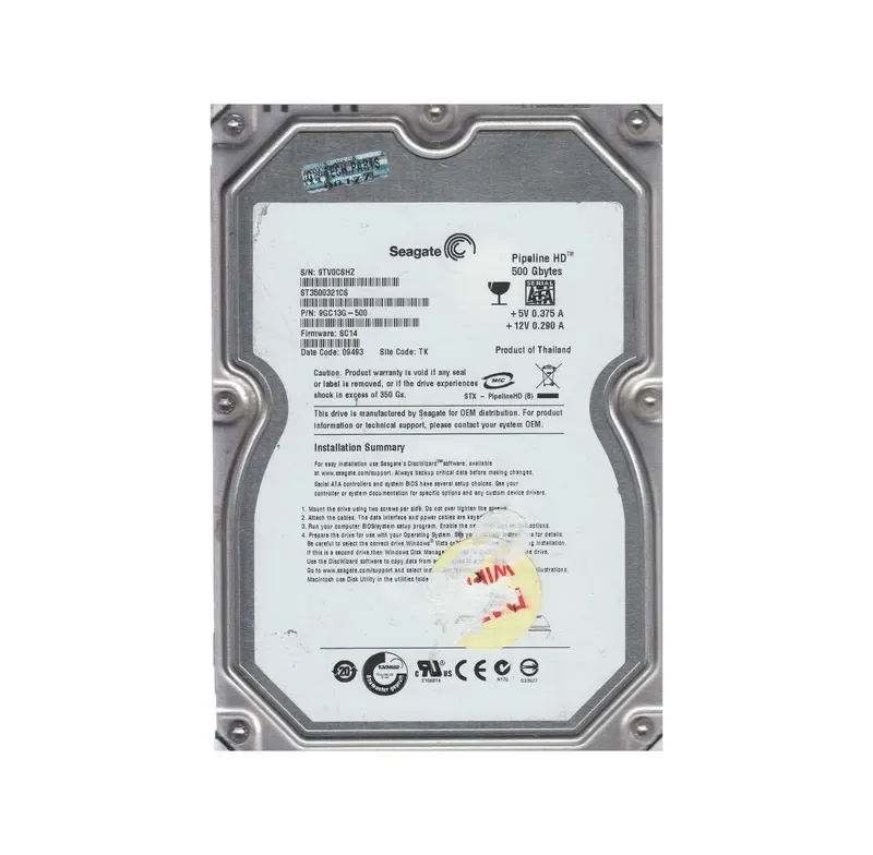 9GC13G-500 - Seagate 500GB 5900RPM SATA 3Gb/s 3.5-inch Hard Drive