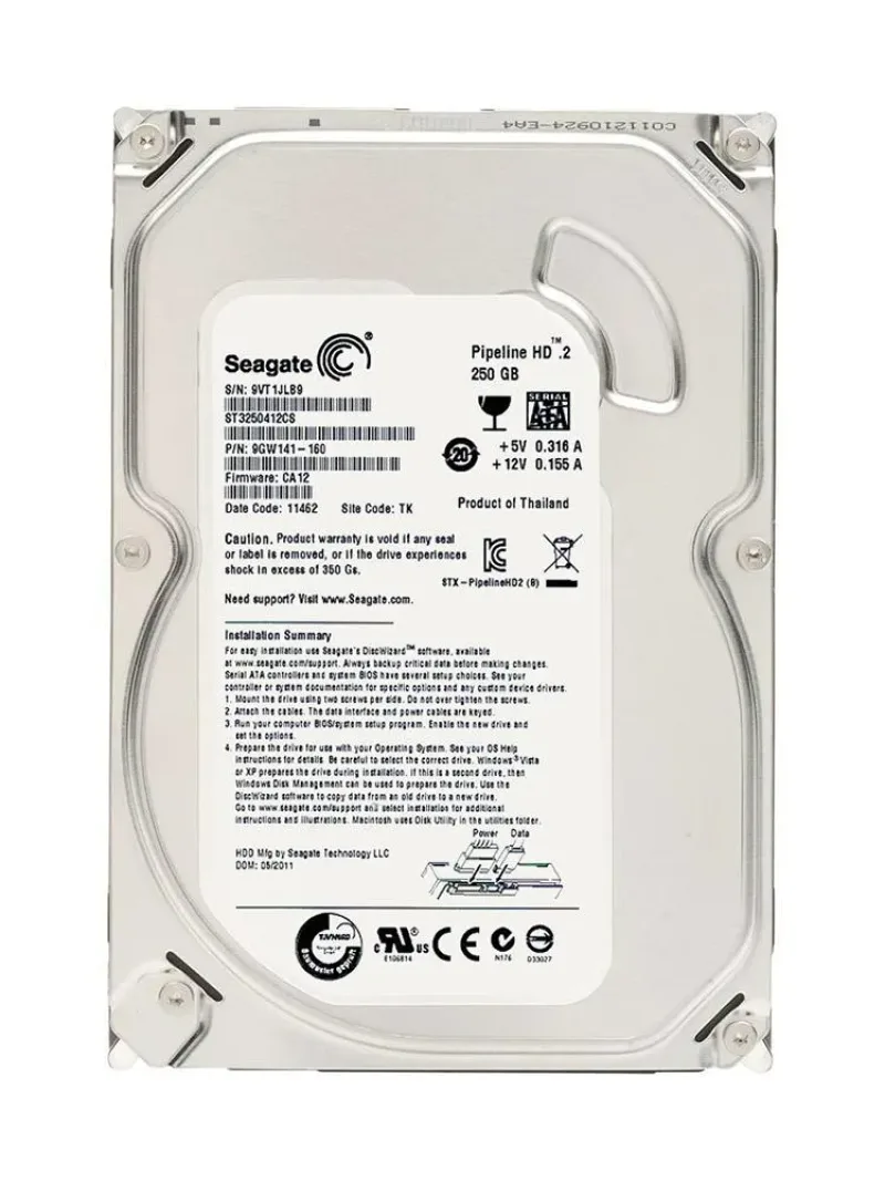 9GW141-160 - Seagate 250GB 5900RPM SATA 3Gb/s 3.5-inch Hard Drive