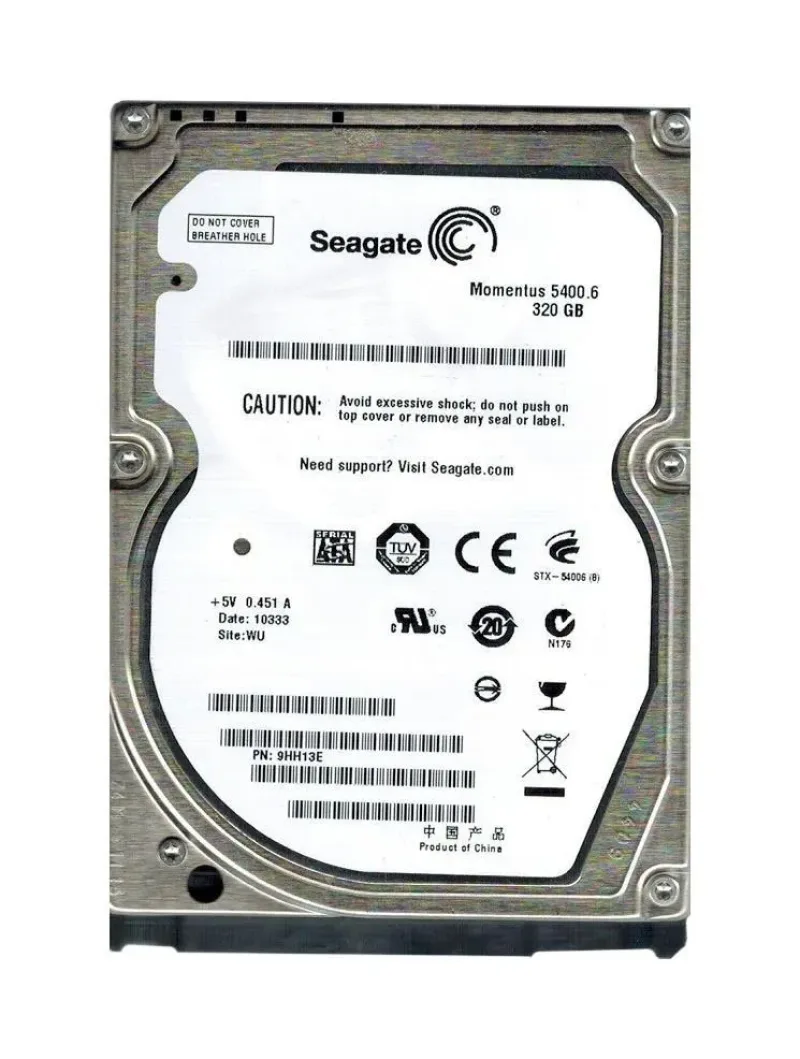 9HH13E-989 - Seagate Momentus 5400.6 320GB 5400RPM SATA 3Gb/s 8MB Cache (CE) 2.5-inch Hard Drive