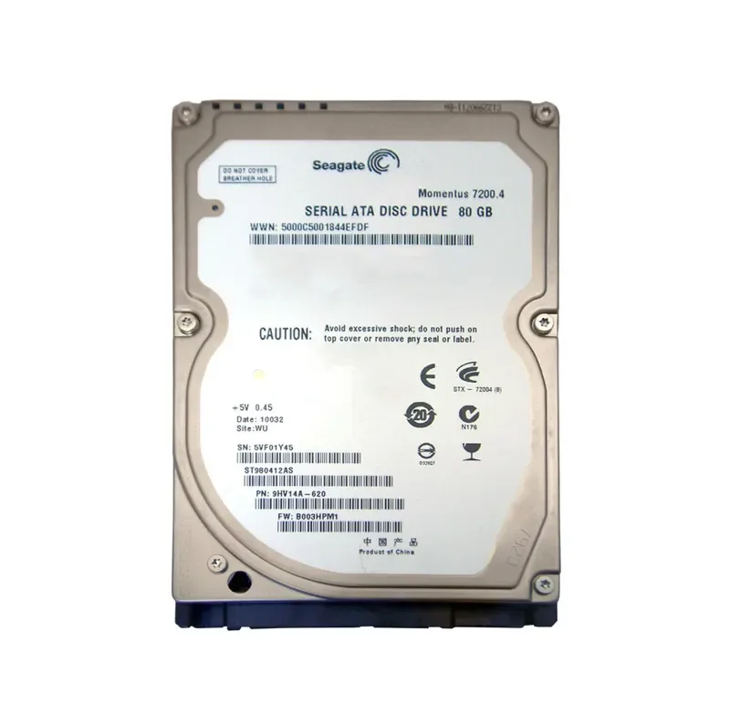 9HV14A-620 - Seagate Momentus 7200.4 80GB 7200RPM SATA 3Gb/s 16MB Cache 2.5-inch Hard Drive