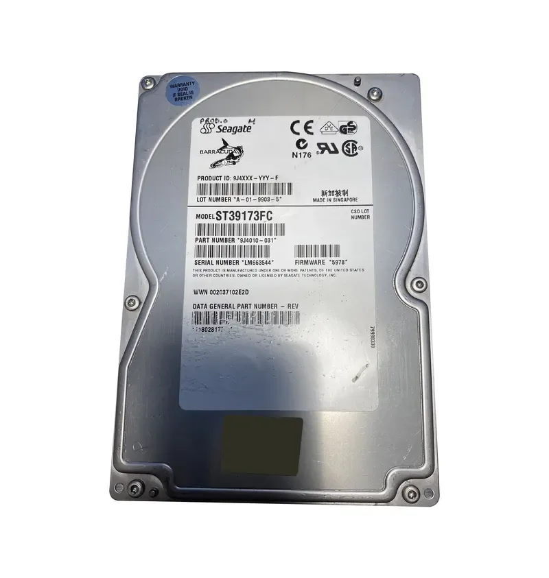 9J4010-031 - Seagate BarraCuda 9LP 9.1GB 7200RPM Fibre Channel 1MB Cache 3.5-inch Hard Drive