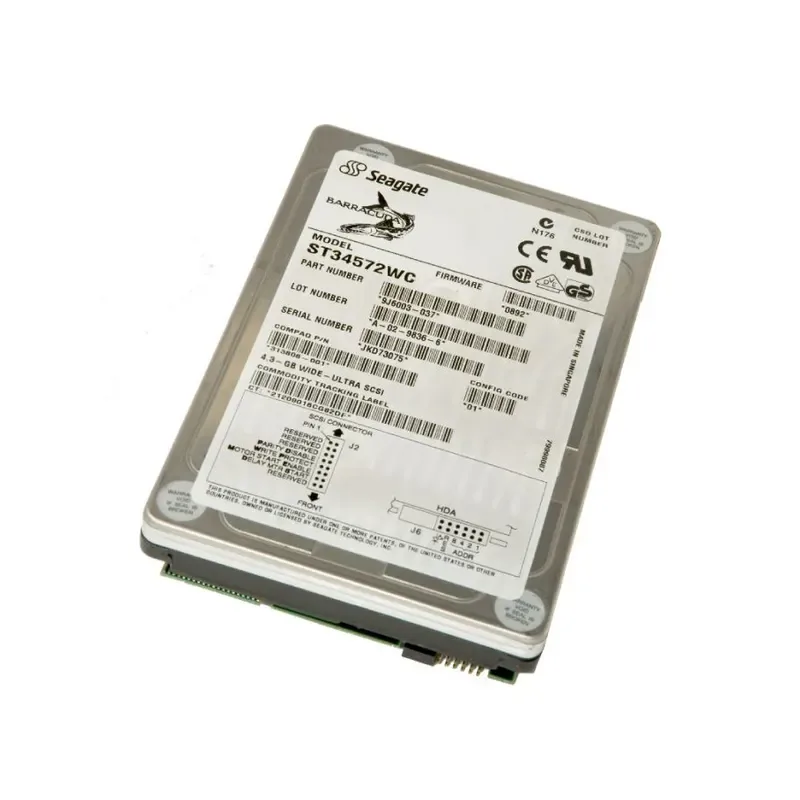 9J6003-037 - Seagate BarraCuda 4XL 4.55GB 7200RPM Wide Ultra SCSI 80-Pin 512KB Cache 3.5-inch Hard Drive