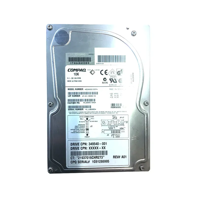 9J8005-046 - Seagate 9.1GB 10000RPM Ultra160 SCSI 68-Pin 3.5-inch Hard Drive