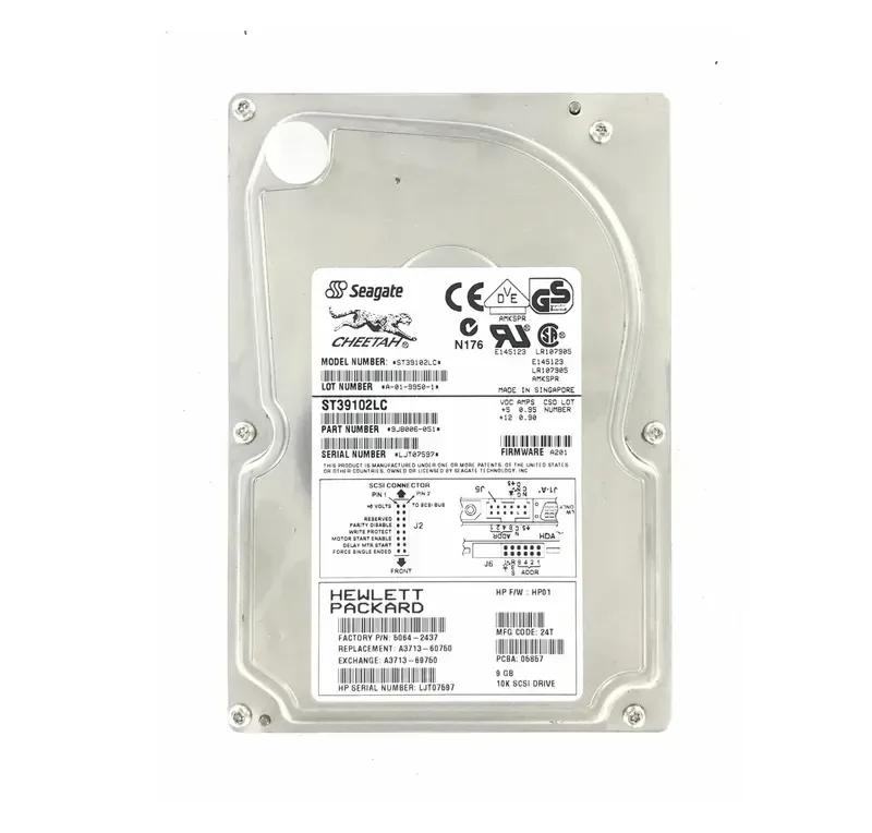 9J8006-051 - Seagate 9GB 10000RPM Wide Ultra2 SCSI 3.5-inch Hard Drive