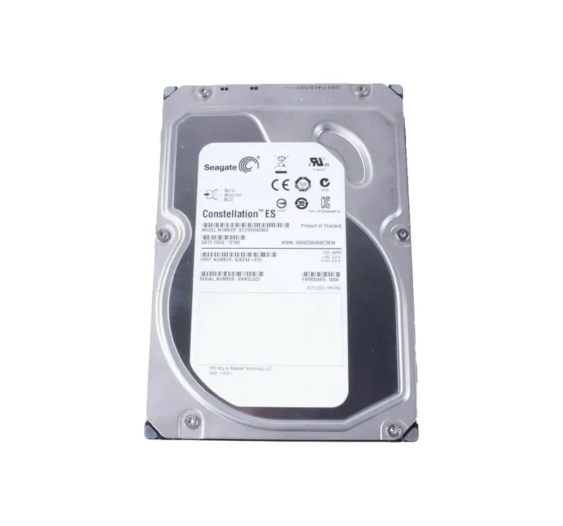 9JX244-075 - Seagate P2000 1TB 7200RPM SAS 6Gb/s 3.5-inch Midline Hard Drive
