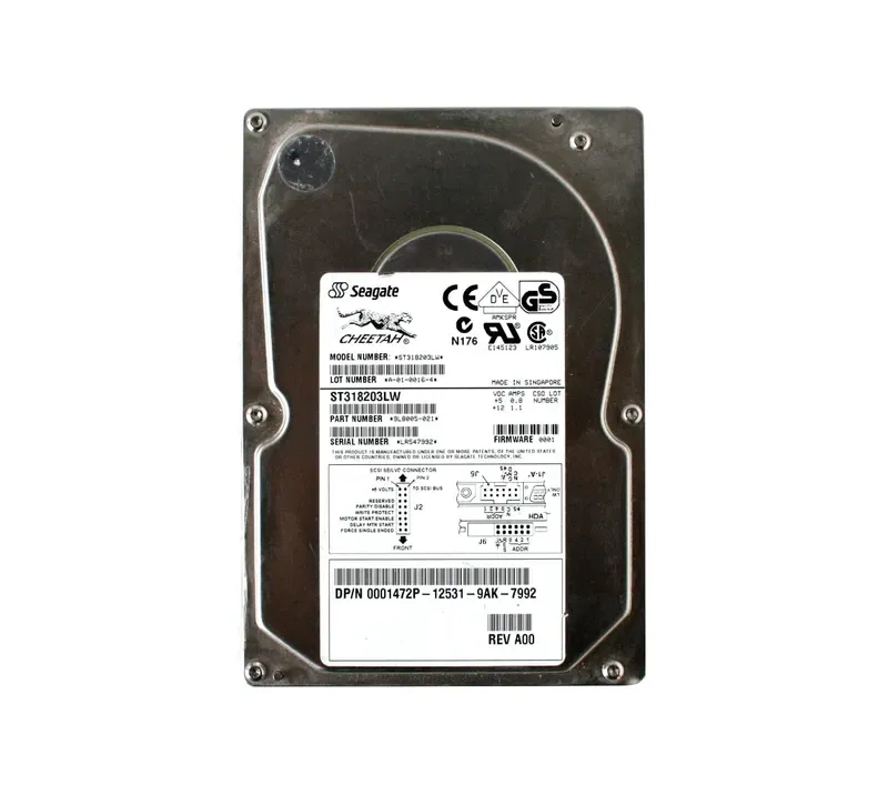 9L8005-021 - Seagate Cheetah 18LP 18.2GB 10000RPM Wide Ultra2 SCSI 68-Pin 1MB Cache 3.5-inch Hard Drive