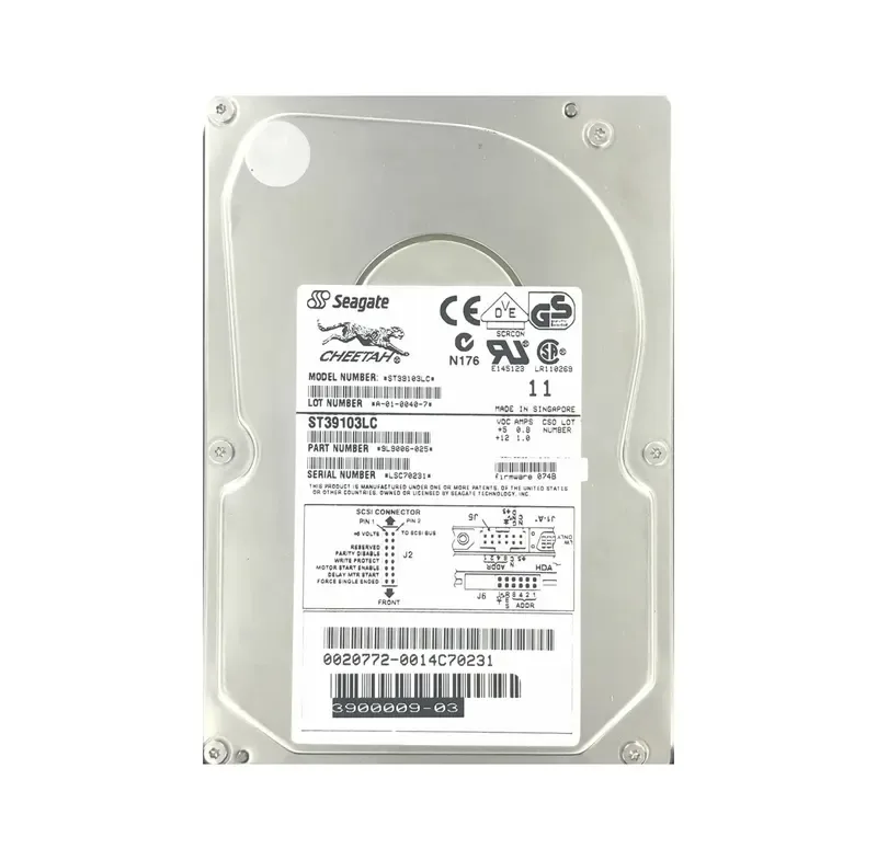 9L9006-025 - Seagate 9GB 10000RPM Wide Ultra2 SCSI 3.5-inch Hard Drive
