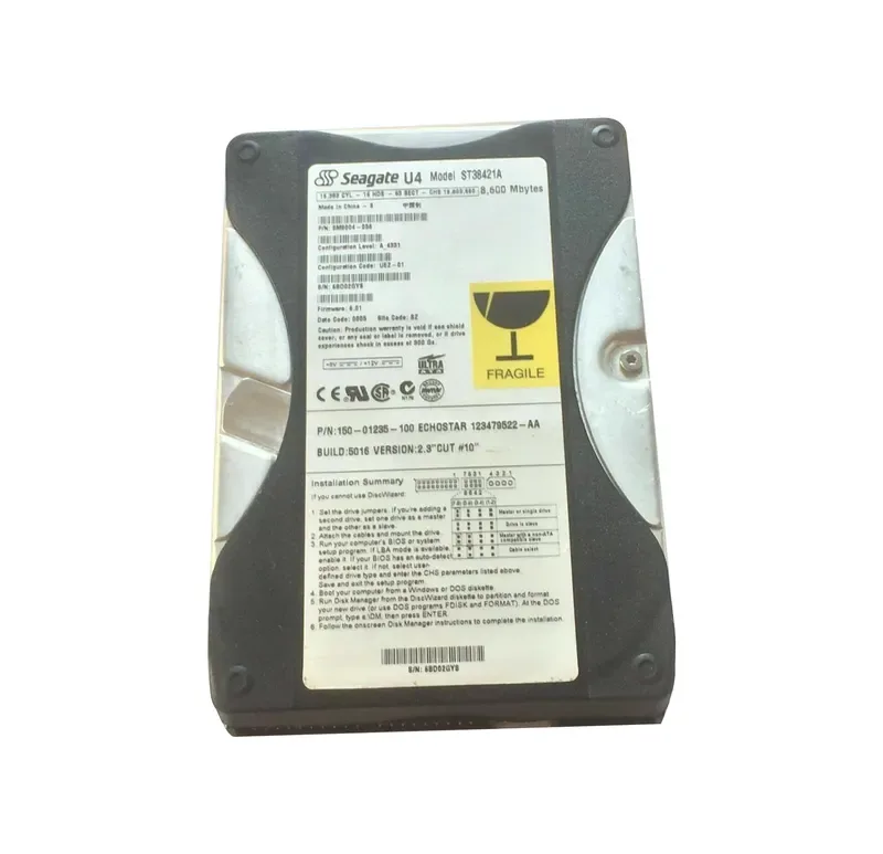 9M9004-056 - Seagate U4 8.4GB 5400RPM ATA-66 256KB Cache 3.5-inch Hard Drive